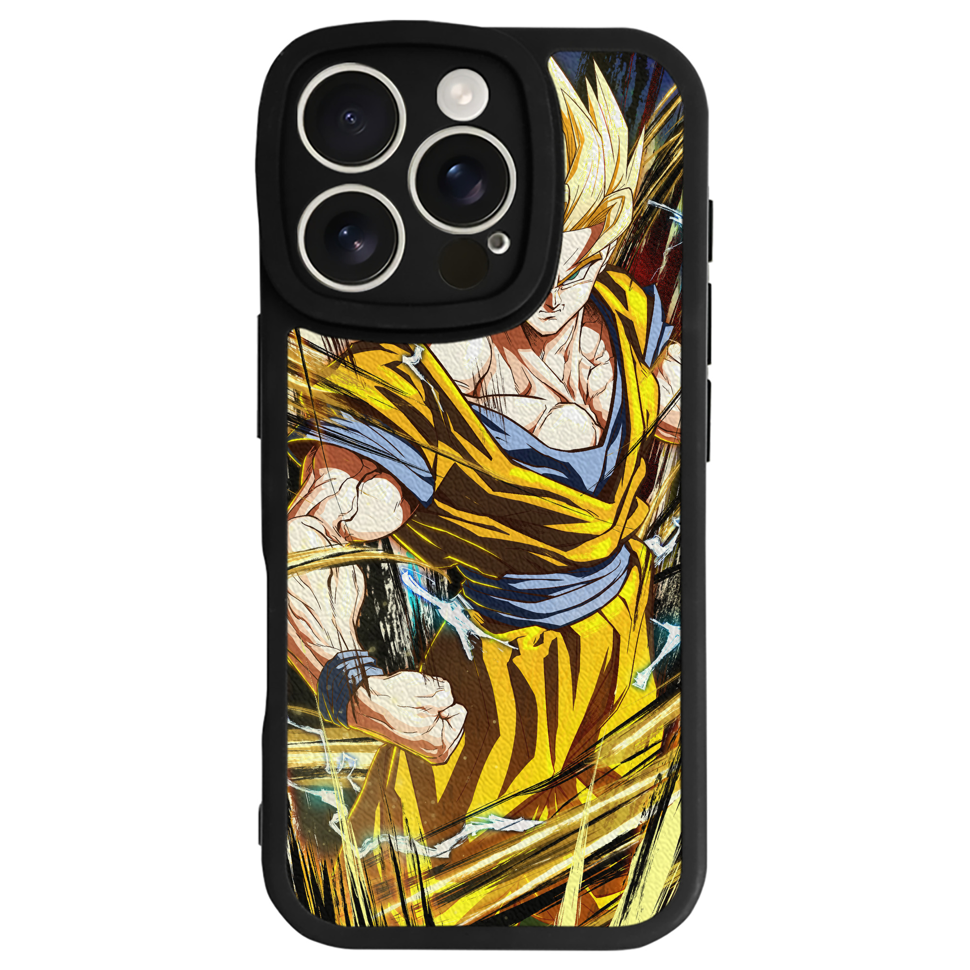 （画像用） ドラゴンボール DRAGON BALL 【iPhone 16シリーズ対応】シリコンスマホケース（レザー調） 材質：シリコン